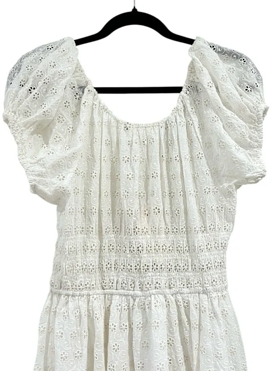 DÔEN Quinn Eyelet Dress Salt White Cotton Romantic Prairie NEW NWT - Picture 5 of 9